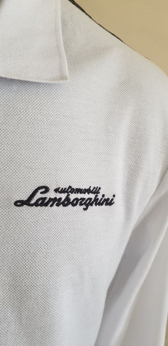 Lamborghini Italy Pique Cotton / S НОВО! ОРИГИНАЛ! Мъжка Поло Блуза !