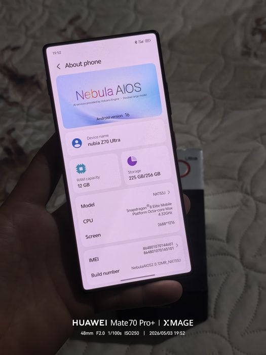 Nubia Z70 ultra 12/256