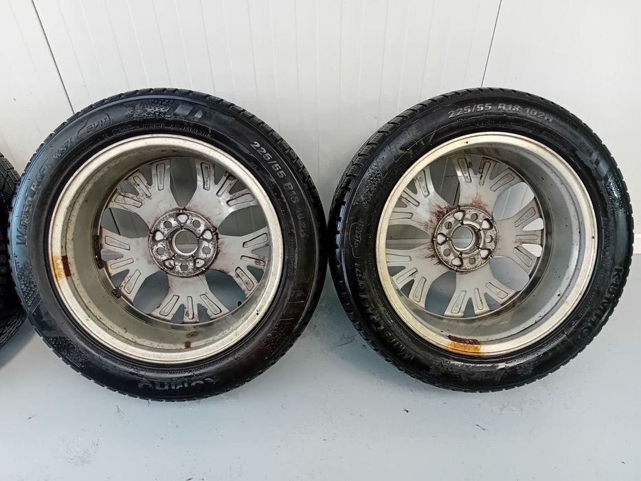 Лети Джанти Mitsubishi  18* 5х114.3*67.1* 7J*ET38+Зимни гуми 255/55/18