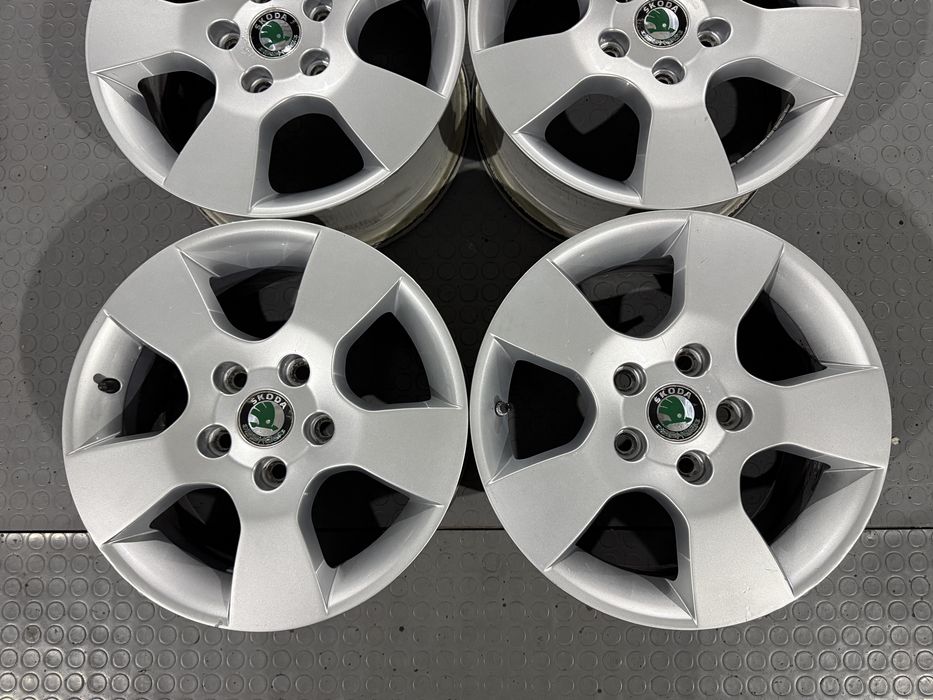 4бр. ОТЛИЧНИ ОРИГИНАЛНИ 15” Джанти 5х112 за-SKODA/AUDI/VW/SEAT/VAG- 6.5Jx15H2, ET50