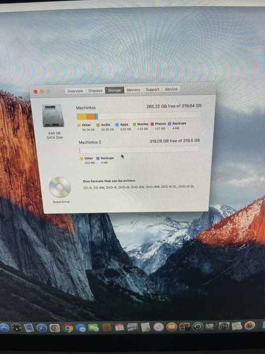 iMac 24 inch 2009 hd 320gb