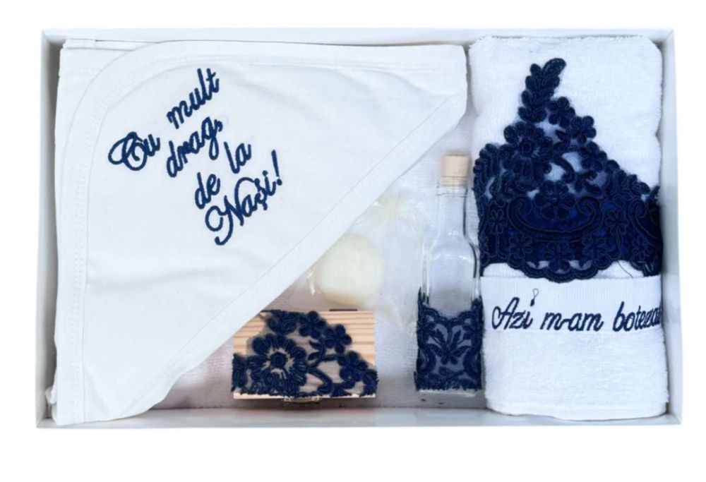 Cutie Trusou Botez Personalizat (din lemn)