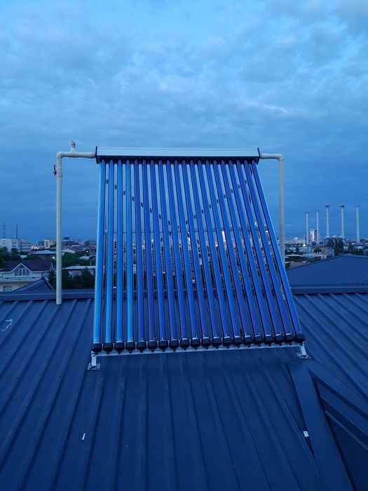 Quyosh suv isitish moslamalarini ustanofka mantaj qilish.