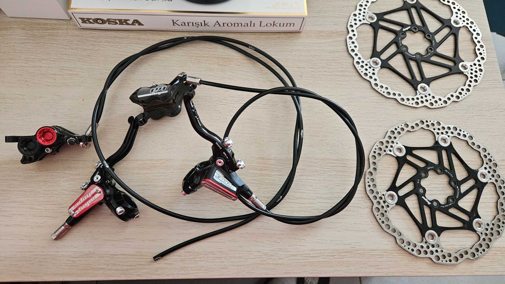 Hope e4, Sram, Maven, спиарчки и педали