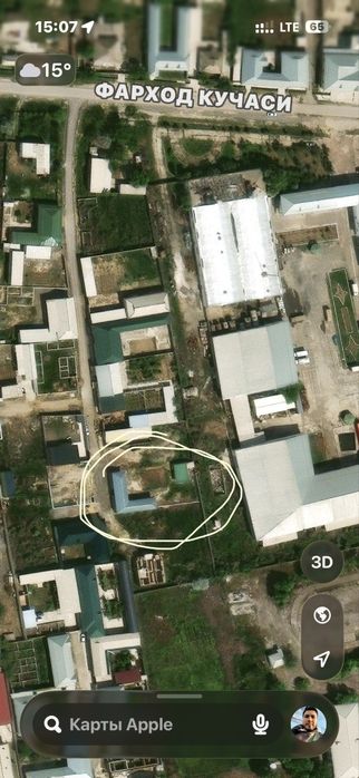 Махаллада 8 сотих участка, асфалт кўча, барча коммуникация — Гулистон