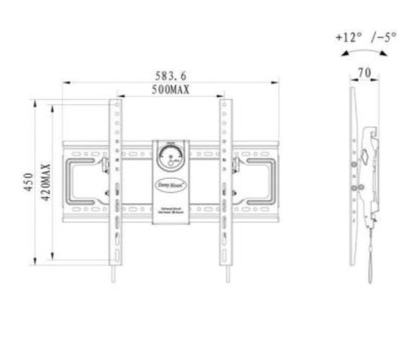 Наклонный кронштейн DF70-T