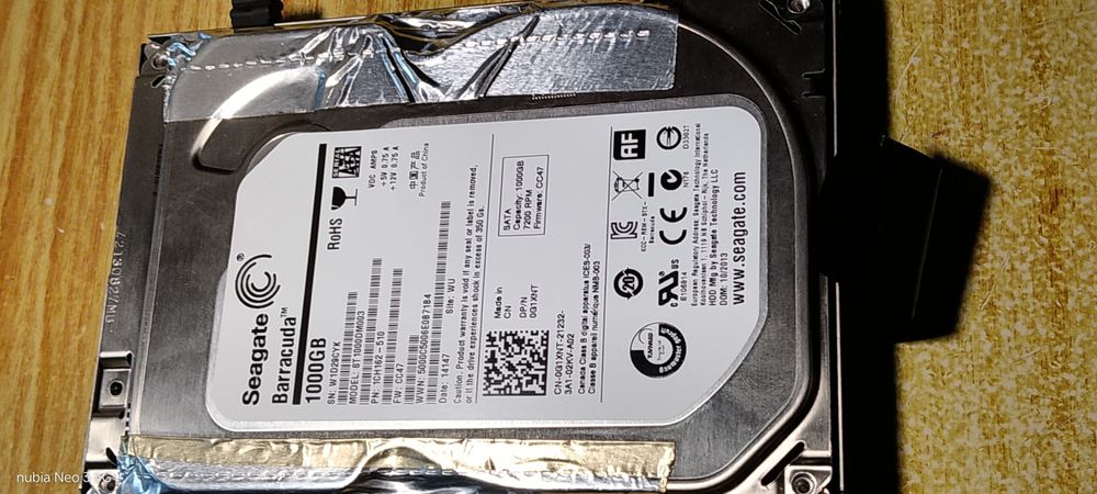 HDD Seagate 1Tb /1000gb