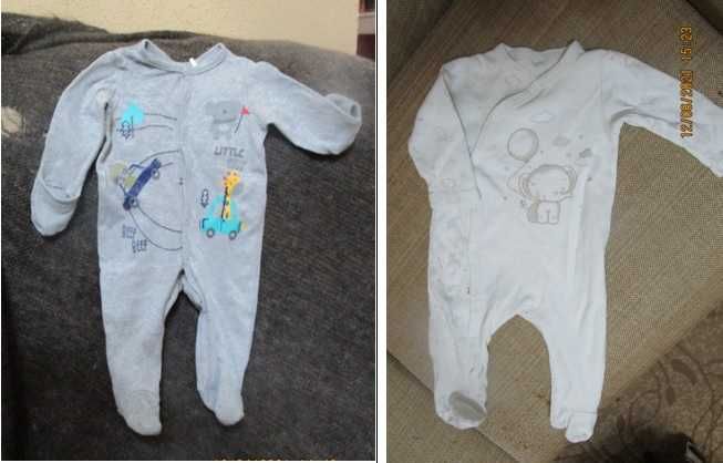 Продаются б/у легкие комбинезоны для новорожденных от 0 до 3 месяцев