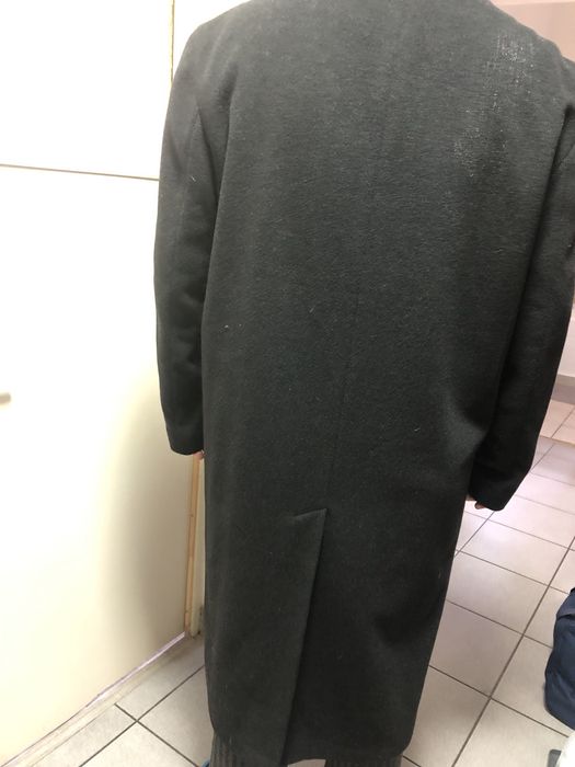Palton Bugatti, negru, lung