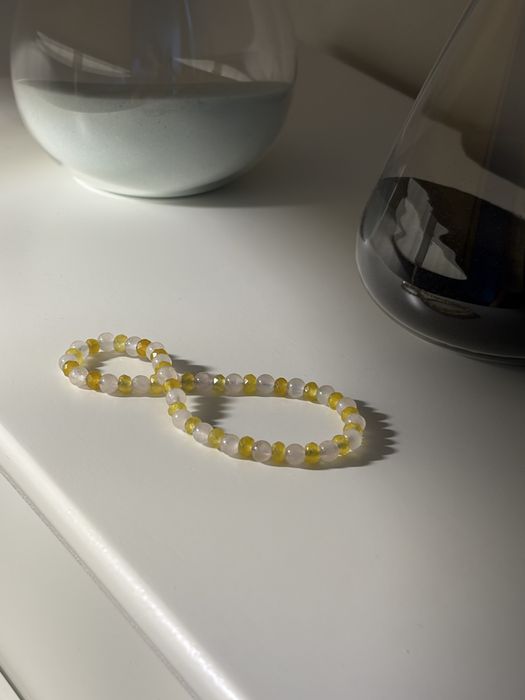 Bratara handmade, de vara, din pietre semipretioase