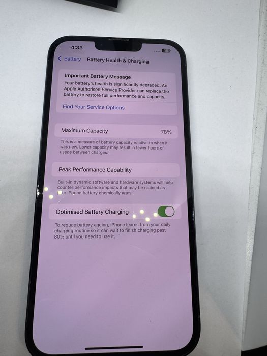 Apple iphone 13pro max 128gb blue