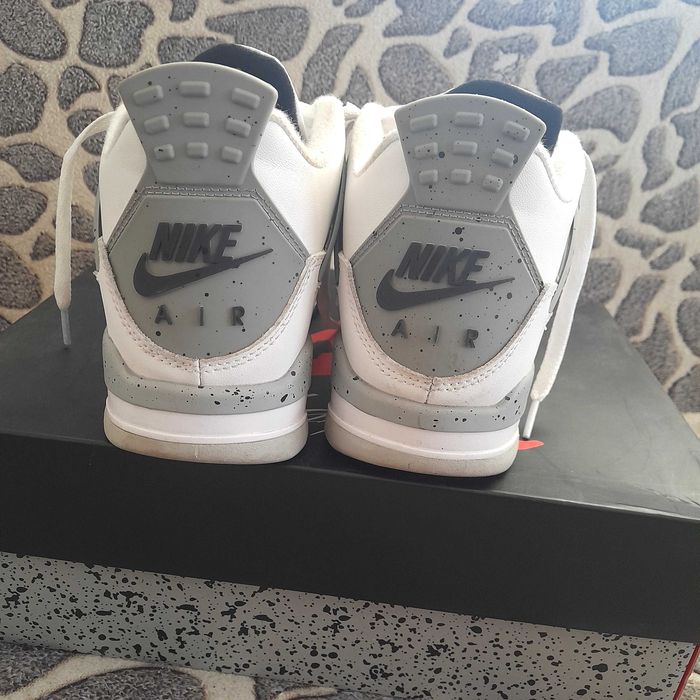 Jordan 4 Cament White