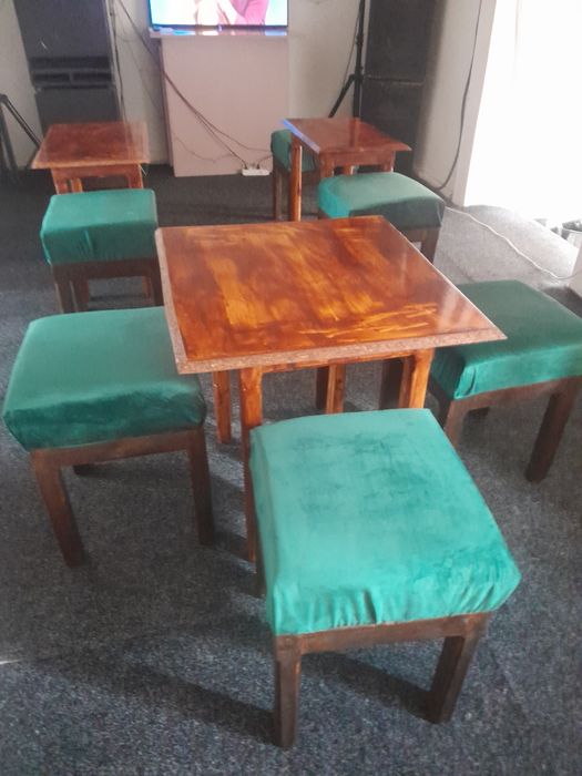 Masa cu scaune de van,are diferite modele
