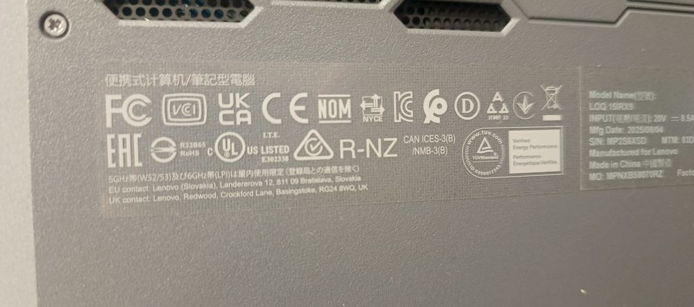 Игровой ноутбук Lenovo Loq