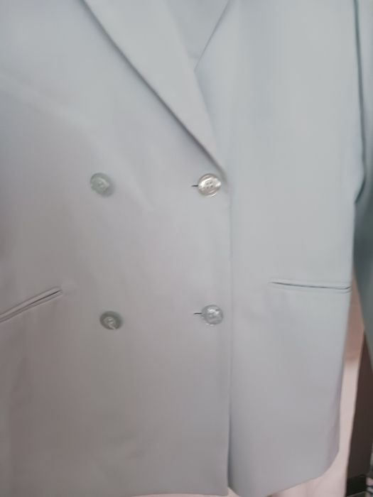 Дамско сако.Светло синьо.Голям размер.