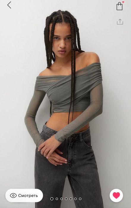 Топ сеточка Pull&Bear Xs