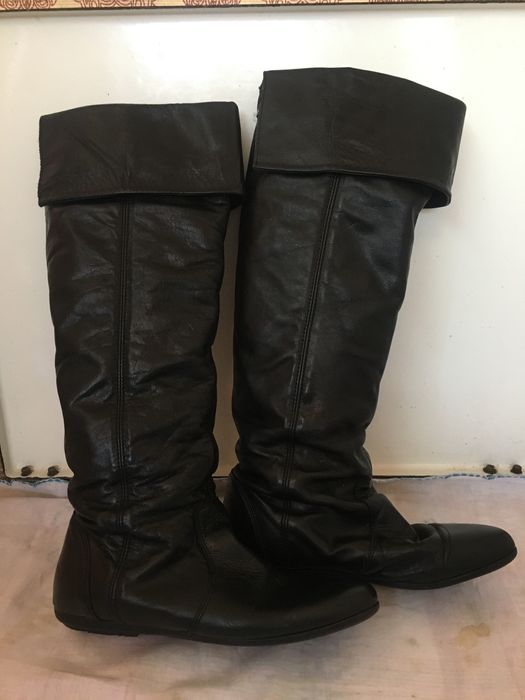 Дамски ест. кожа ботуши BIANCO # 38