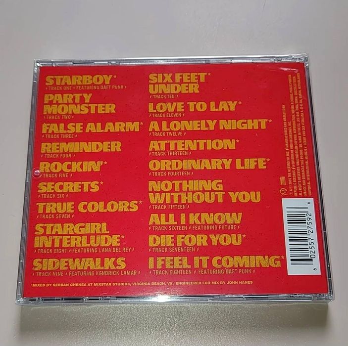 CD диск THE WEEKND альбом StarBoy