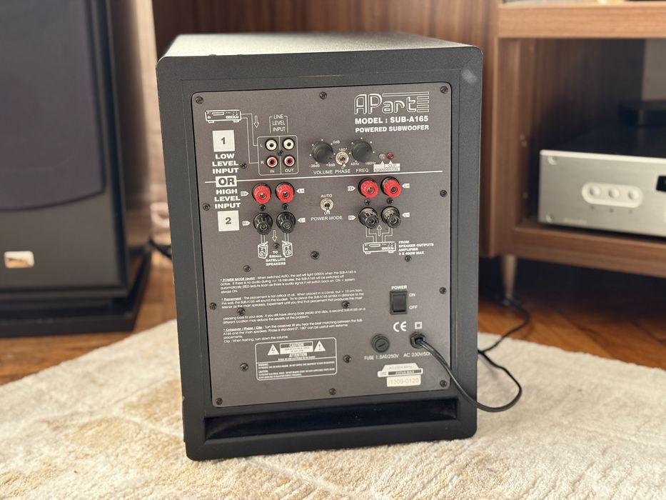 Subwoofer profesional Apart SUB-A165