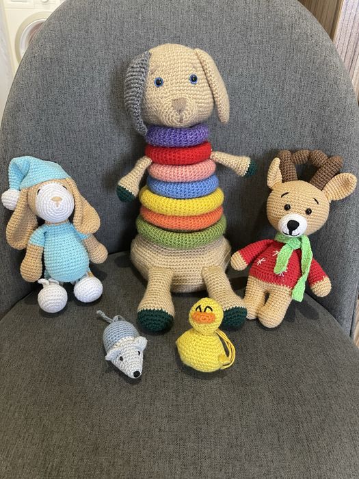 Плетени играчки нови