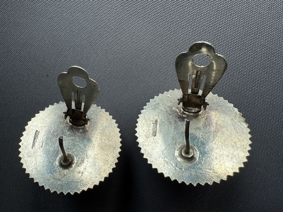 Cercei din argint si cubic zirconia