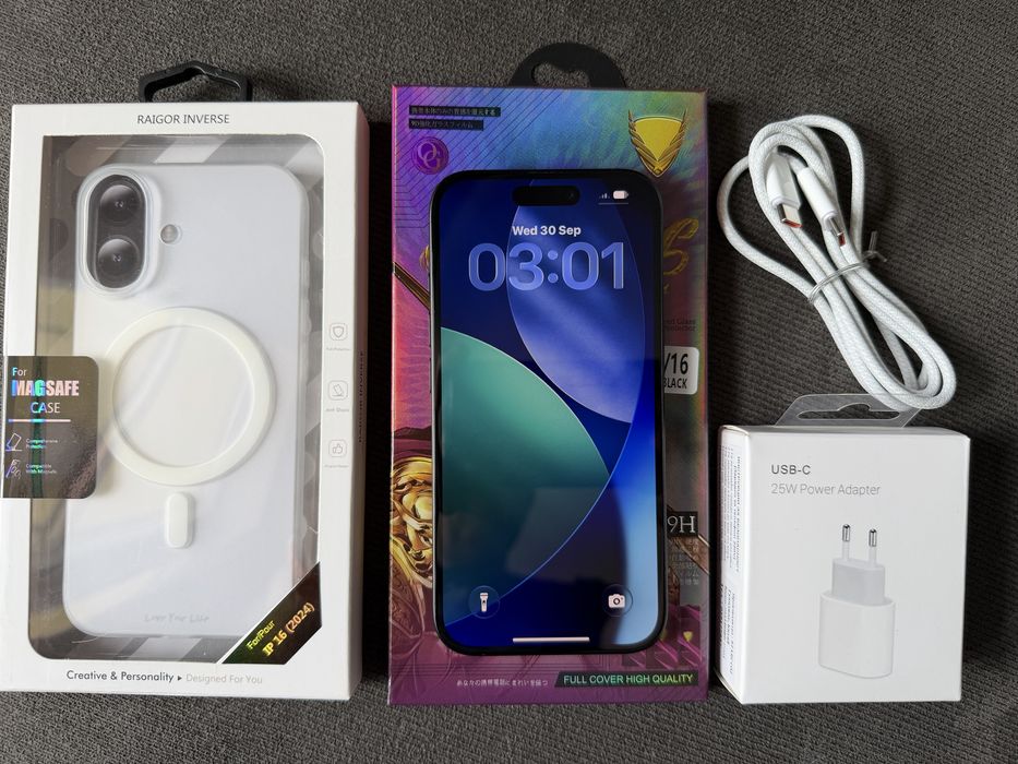 Iphone 16 128gb Black Гаранционен