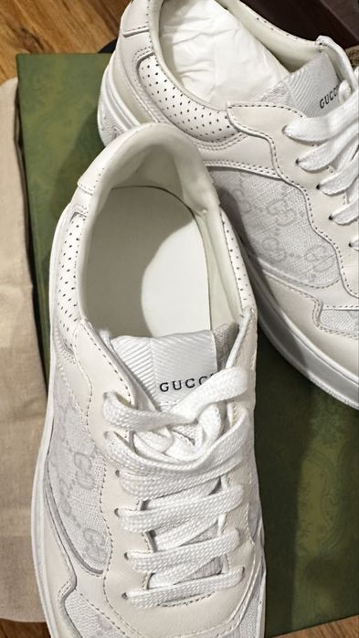 Кеды Gucci белые