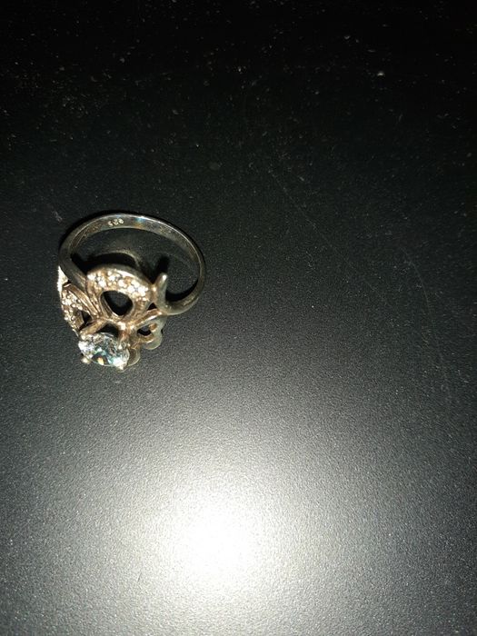 Сребърни  пръстени ланец вержка