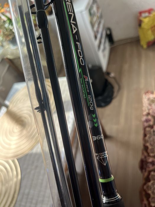 Фидер въдица, макара и моновлакно.