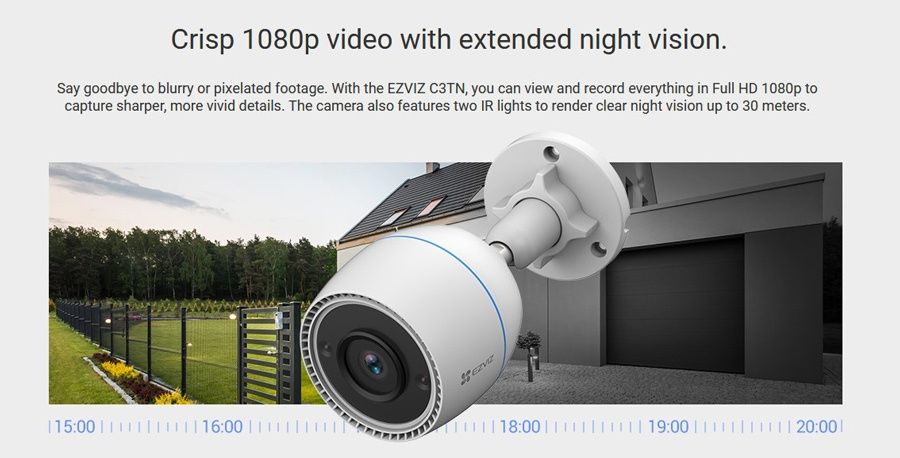 Ezviz C3TN IP Cameră de Supraveghere Wi-Fi Full HD 1080p Sigilat !
