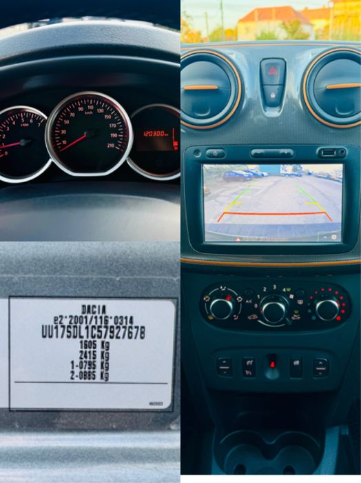 Dacia Logan MCV Stepway 0.9 TCe (90 CP) • 2017 • 120.000 km • Cameră • Navigație • Rate