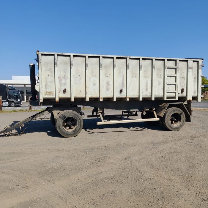 Remorcă  agricolă cereale 28mc aluminiu  pe arcuri