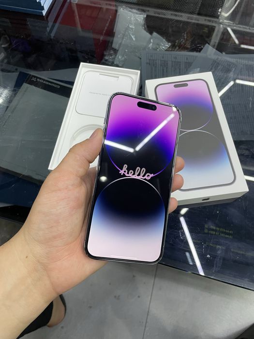 Iphone 14 pro max deep purple 128 gb ideal