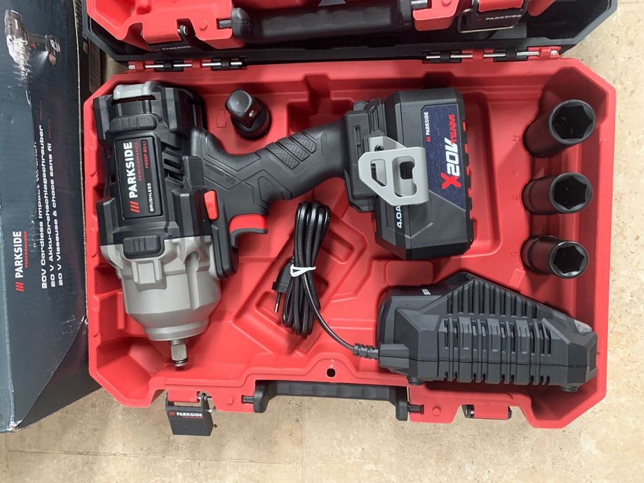Pistol impact,masina de infiletat cu impact parkside  performance noi