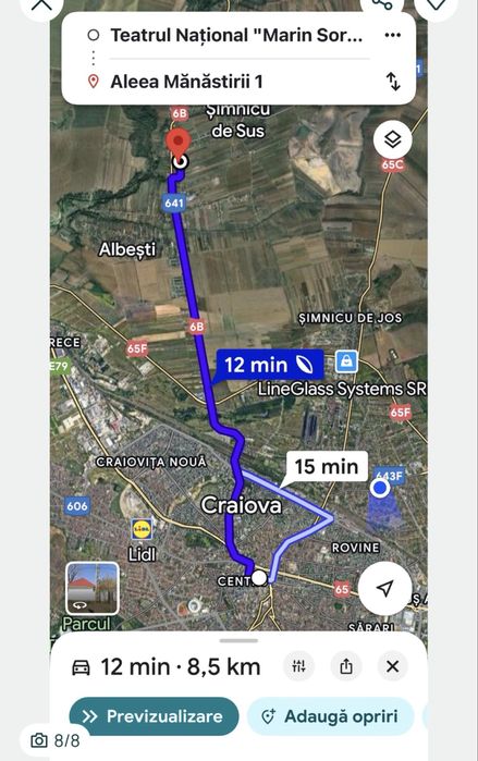 Teren simnicul de Sus/Dudovicesti cu toate utilitatile zonei