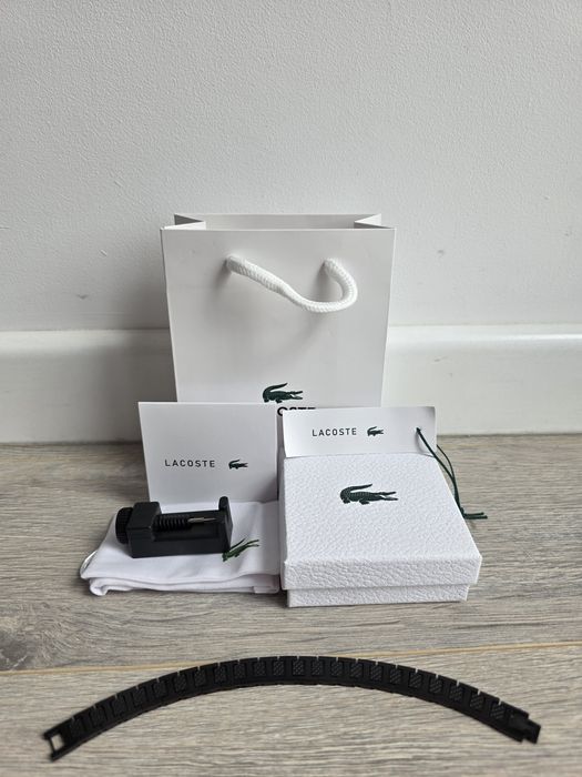 Bratara Lacoste - 21cm - Negru