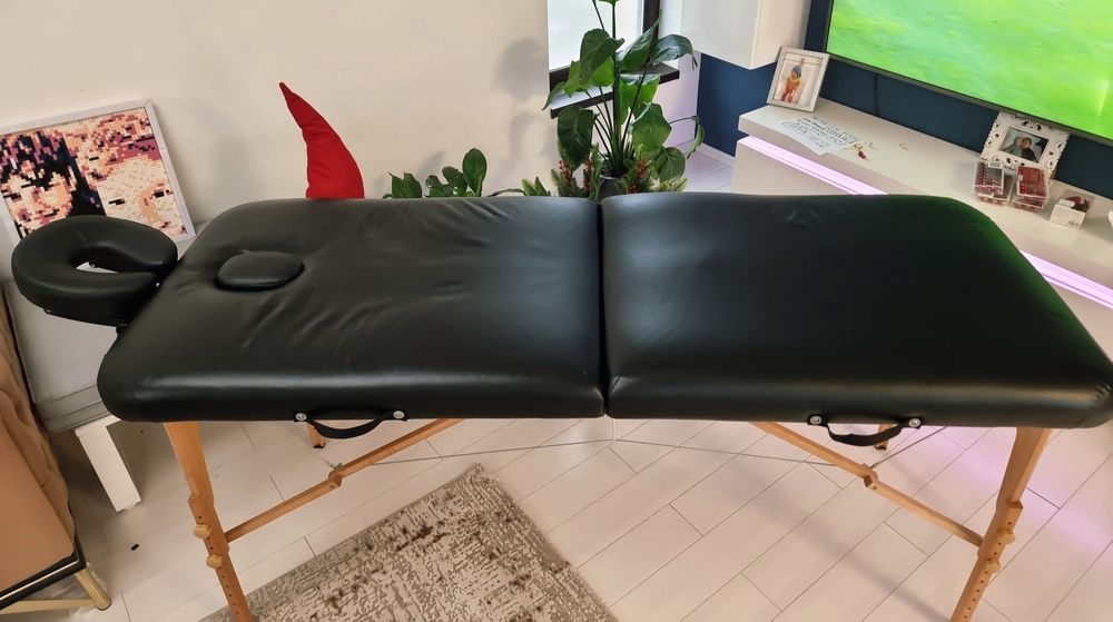 Masă/ pat de masaj/ gene/cosmetică, cadru lemn