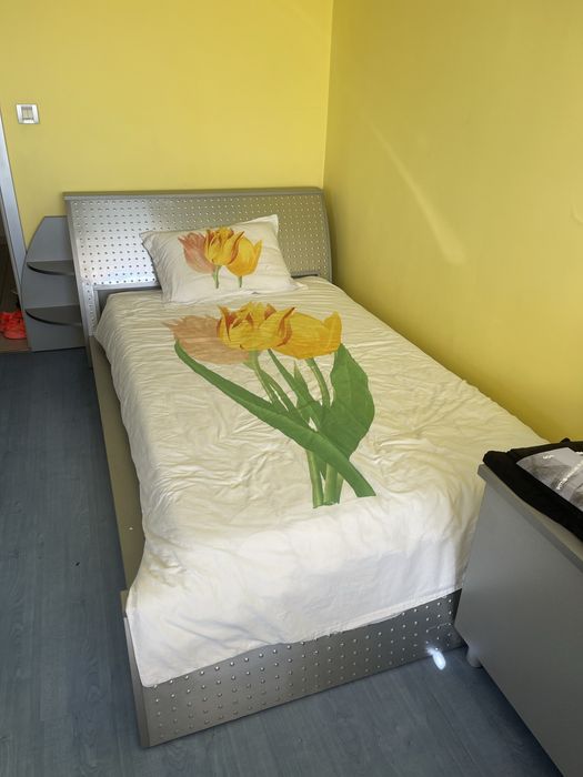 Легло с чекмеджета за съхранение, мартак 190/100 + шкаф