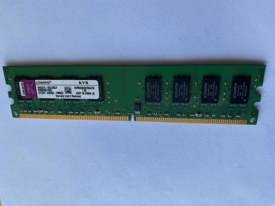 RAM памет Kingston 2GB DDR2 800MHz KVR800D2N6/2G