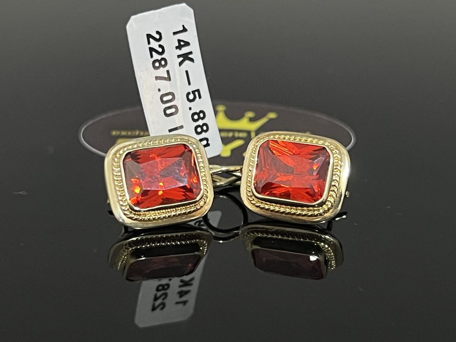 Bijuteria Royal CB : Cercei dama aur 14k 585  5,88 gr