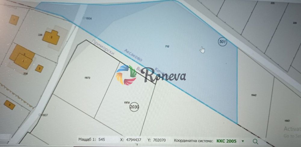Парцел в Варна, област-м-т Добрева Чешма с.о,Лозите  площ 2560 м2