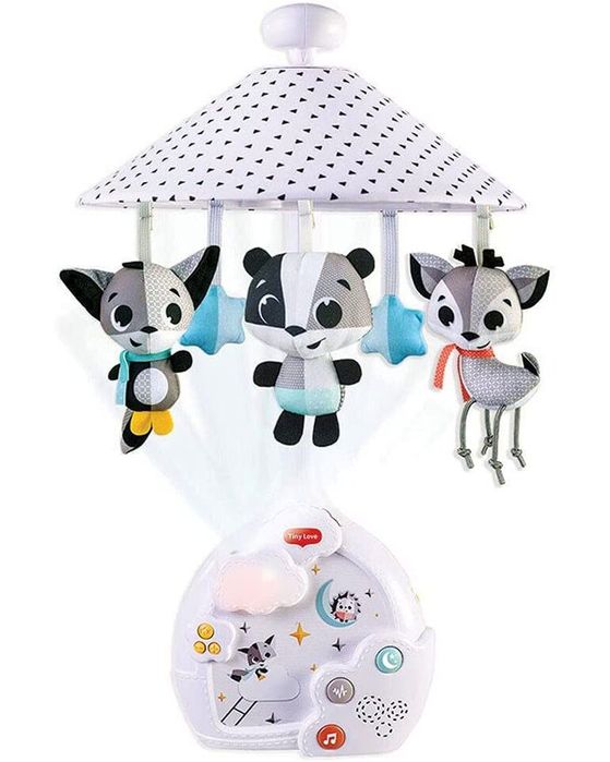 Музикална въртележка, проектор и нощна лампа 3 в 1 Tiny Love