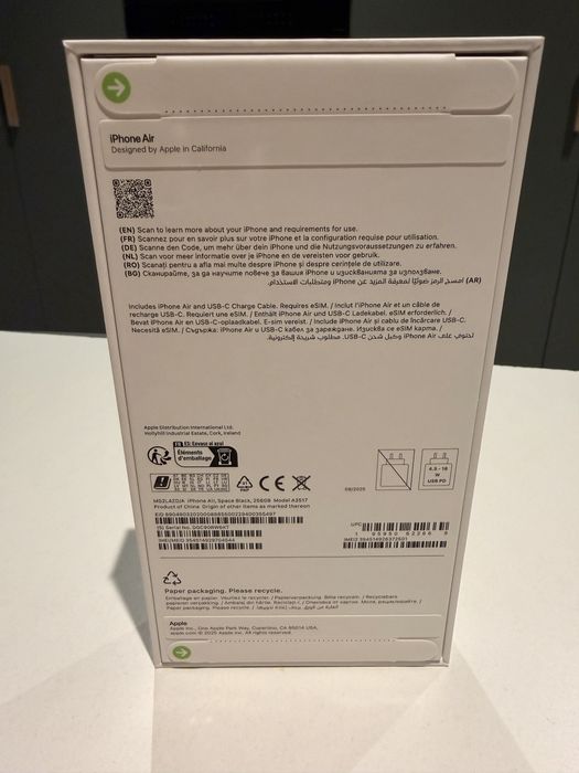 Iphone 17 Air Black 256 Sigilat