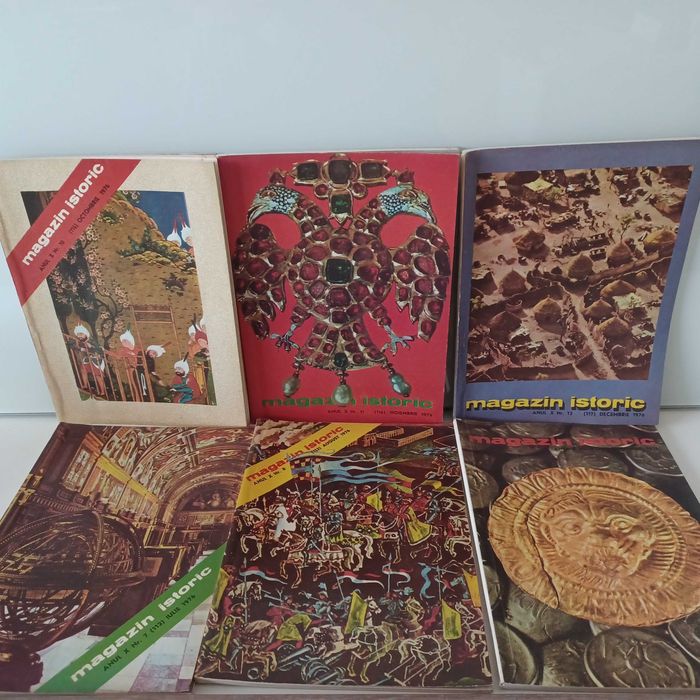 Colectie reviste Magazin istoric, 1975, 1976, 1977, stare foarte buna