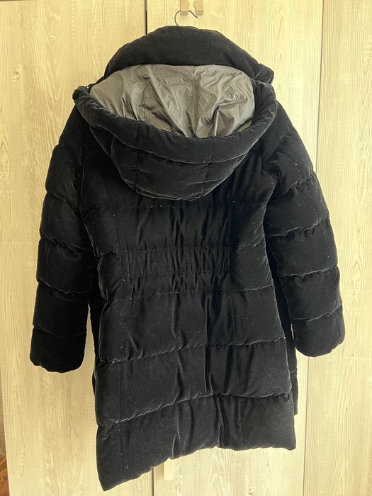 Яке с пух Massimo Dutti - кадифе