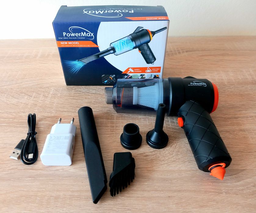 Мини прахосмукачка 6 във 1