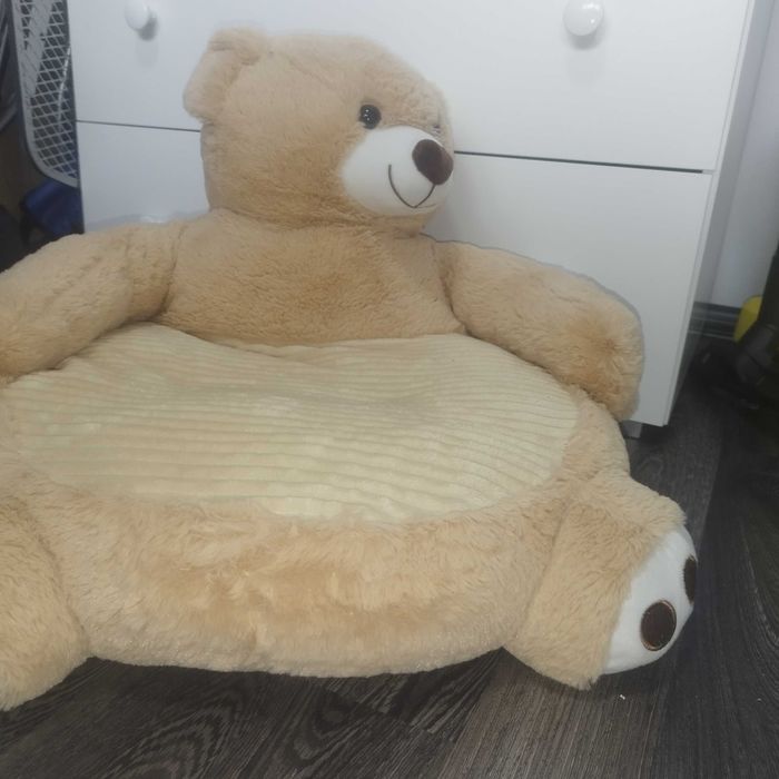 Детски плюшен фотьойл мече