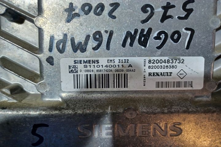 Calculator motor ECU S110140011 8200483732 - 1.6 MPI S110140011 82004