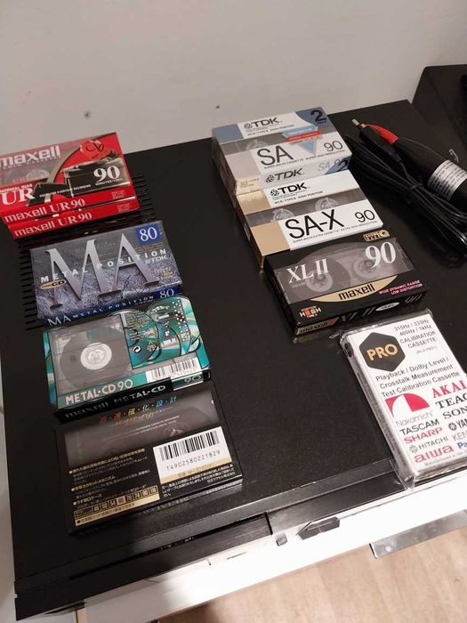 Colectie de casete audio noi, Maxell si TDK