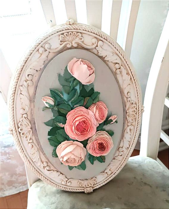 Прекрасное панно . Рельефная живопись .